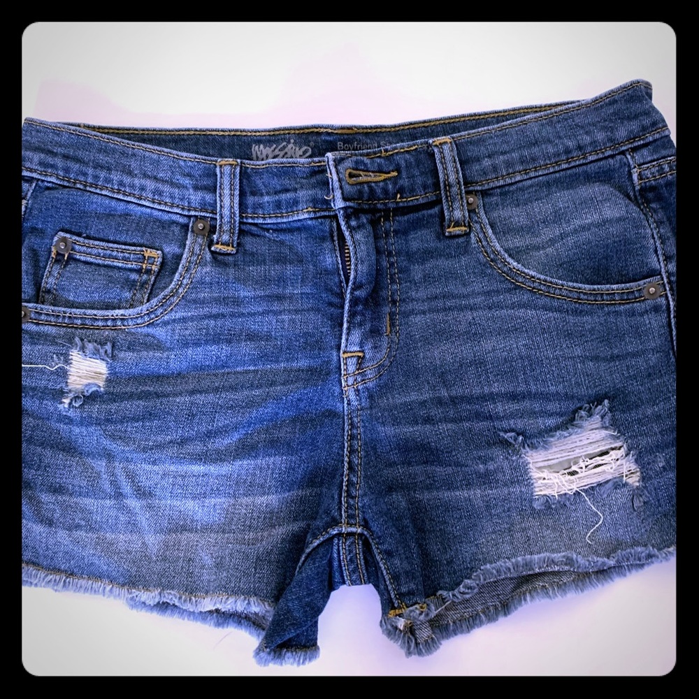 Denim shorts